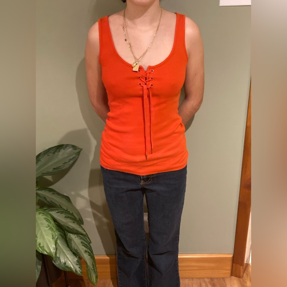 Joe fresh, size m, orange